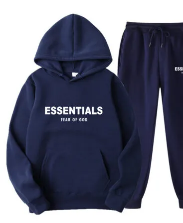 Navy Blue Essentials Tracksuit